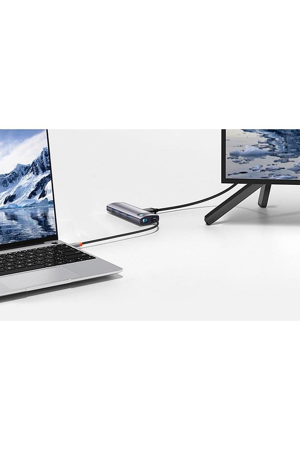 Pd 100w 7in1 Type-c To Dönüştürücü Hub Type-c To Hdmı4k@60hz 3*usb3.0 Sd/tf Ekran Yansıtmalı - 2