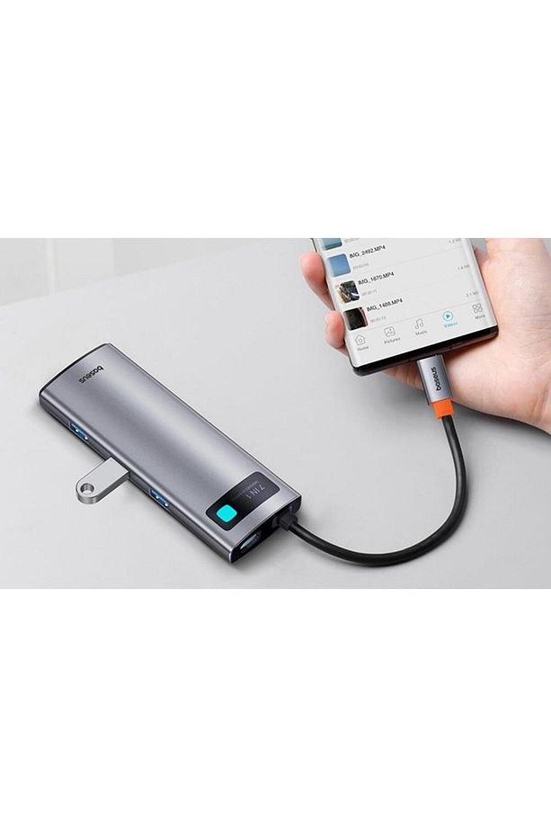 Pd 100w 7in1 Type-c To Dönüştürücü Hub Type-c To Hdmı4k@60hz 3*usb3.0 Sd/tf Ekran Yansıtmalı - 3