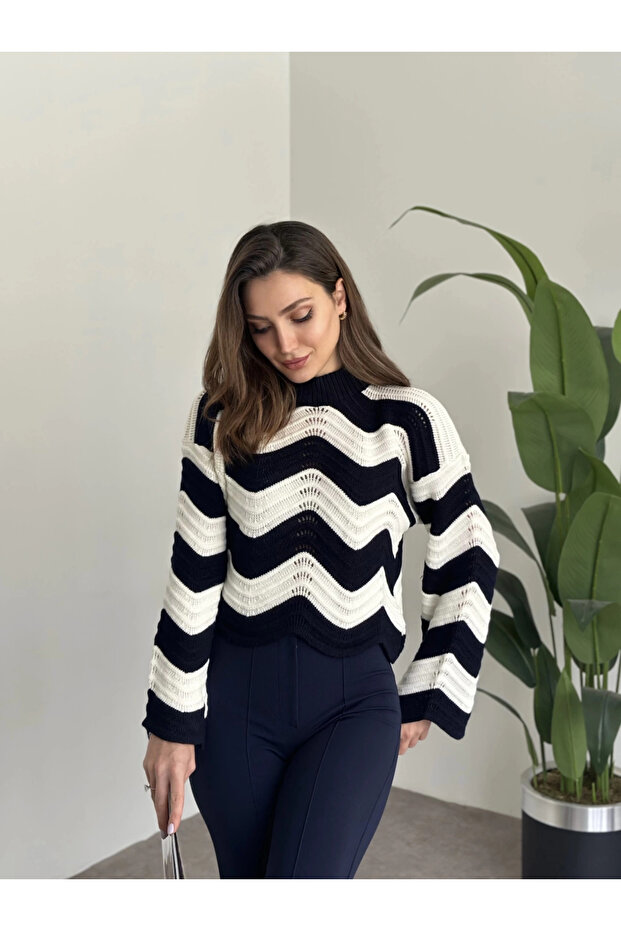 ZIKZAK PATTERNED SWEATER - 3