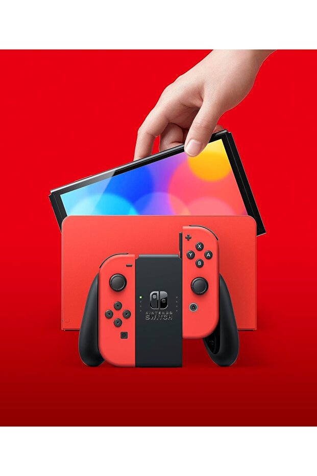 Switch OLED Model Mario Kırmızı (Distribütür Garantli) - 7