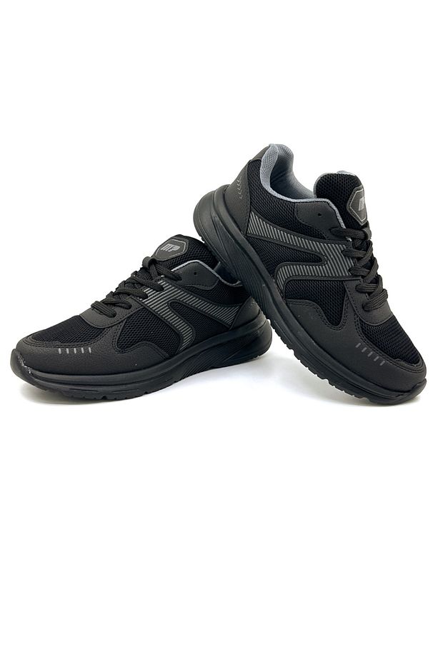 M.P 1569 Ful Ortopedik Siyah Unisex Yazlık Koşu ve Yürüyüş Ayakkabısı - 6