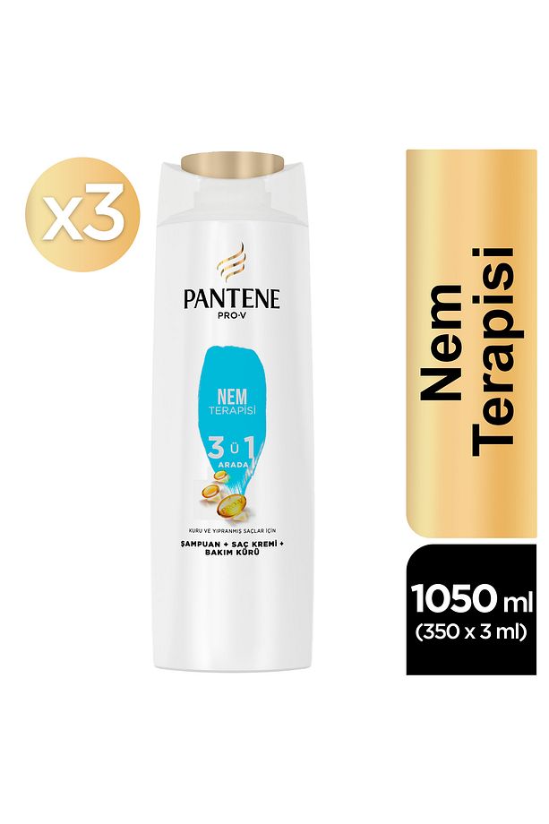 3'ü 1 Arada Nem Terapisi Şampuan 350 ml 3 Adet - 2