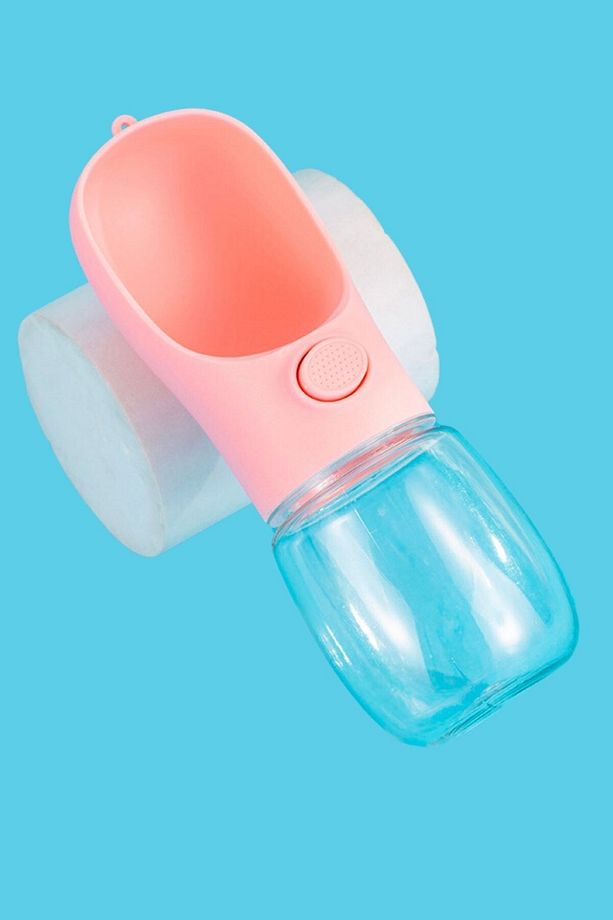 ® 450 ml Taşınabilir Butonlu Evcil Hayvan Suluğu - 4