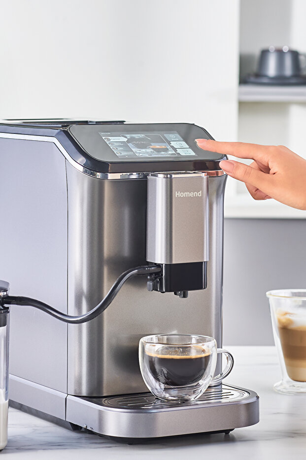Coffee Break 5008H - Full Automatic Espresso Machine with Coffee and Milk Grinder and Touch Screen - 3