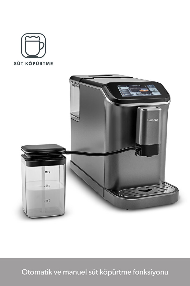 Coffee Break 5008H - Full Automatic Espresso Machine with Coffee and Milk Grinder and Touch Screen - 6