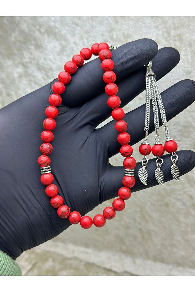 Special Coniferous Coral Stone Rosary