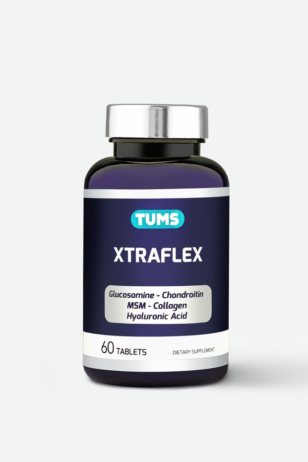 Xtra Flex Glucosamine Chondroitin Msm Hyaluronic Acid Boswellia 60 Tablets