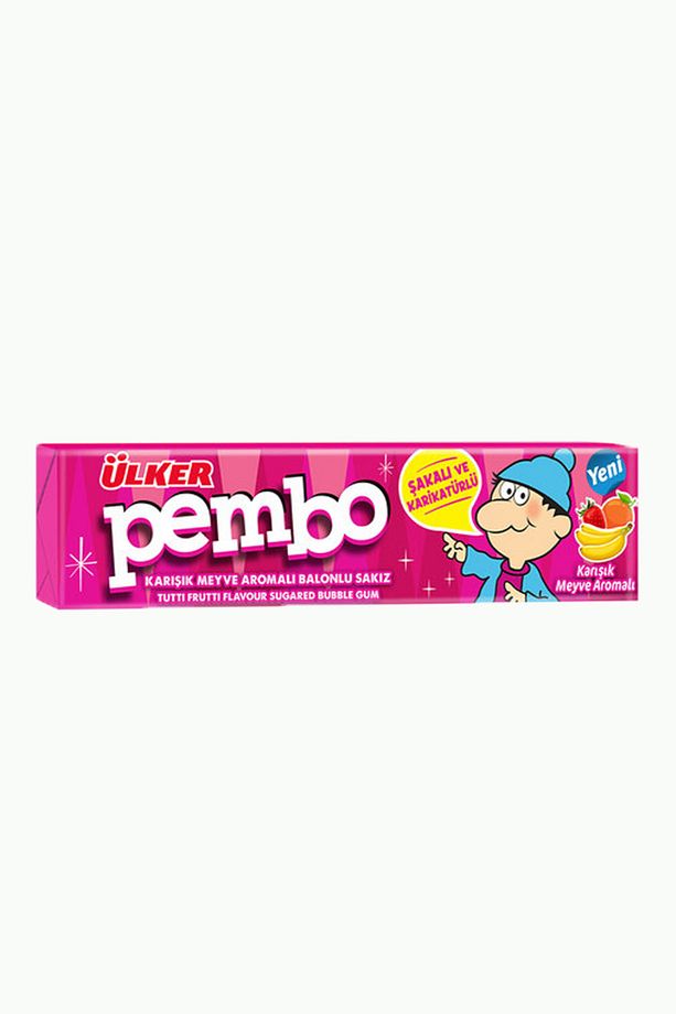 Pembo Karışık Meyve Aromalı Balonlu Sakız 22.5 gr X 18 ADET - 1