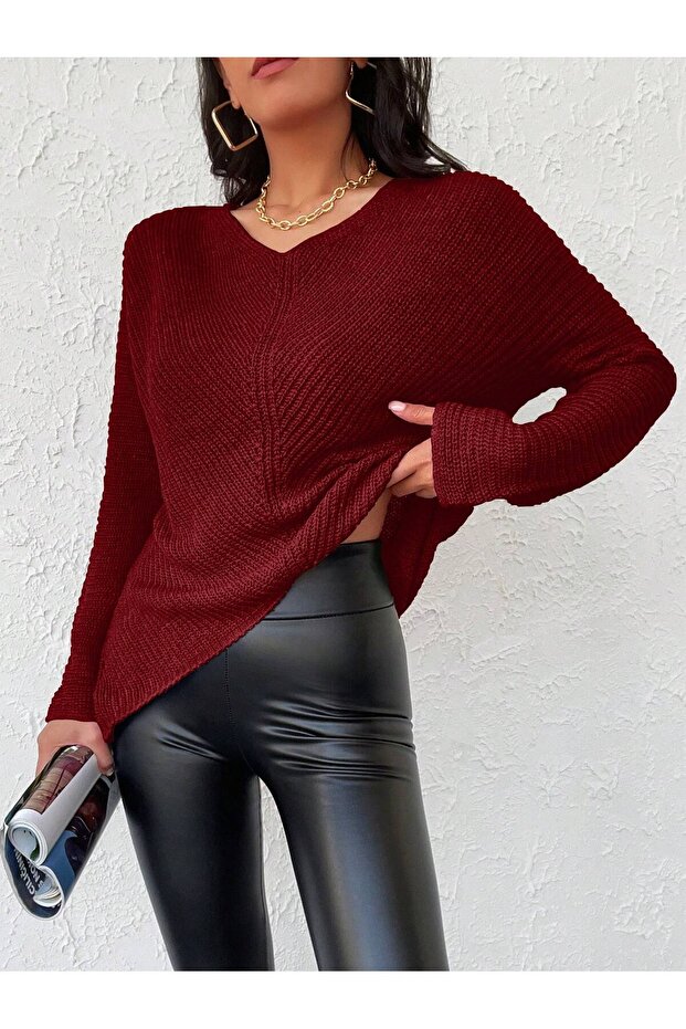 HAIR BRAIDED KNITWEAR SWEATER
