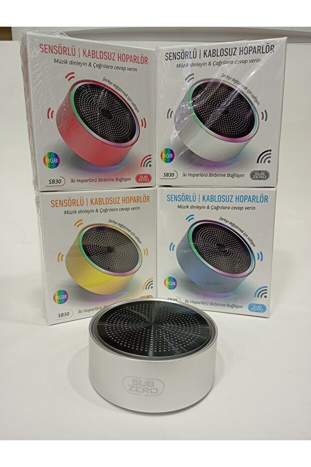 Sensörlü kablosuz bluetooth hoparlör - 5