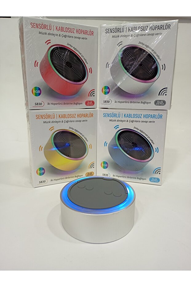 Sensörlü kablosuz bluetooth hoparlör - 6