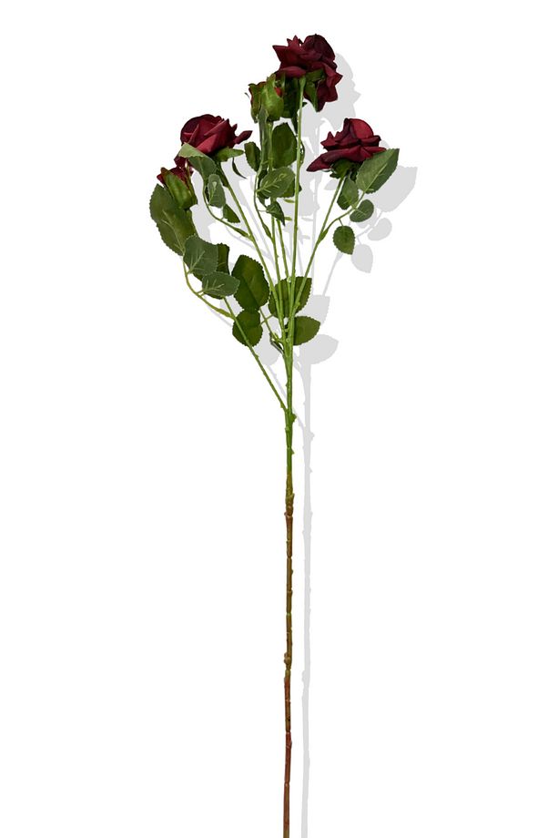 Yapay Tek Dal Gül Demeti 70 Cm - 1