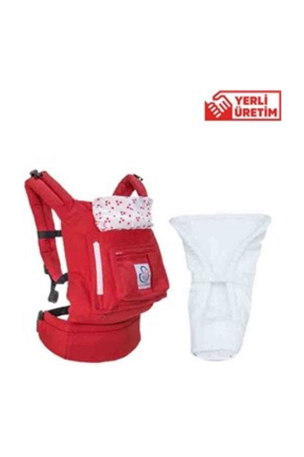 - Kırmızı Ergonomik Kanguru Yenidoğan Set (0-4 YAŞ) - 1