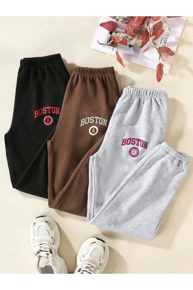 3-PACK PRINTED COMFORTABLE FIT TRACKPANTS Unisex