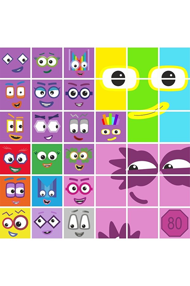 NumberBlocksSticker180Pcs0-100 - 5