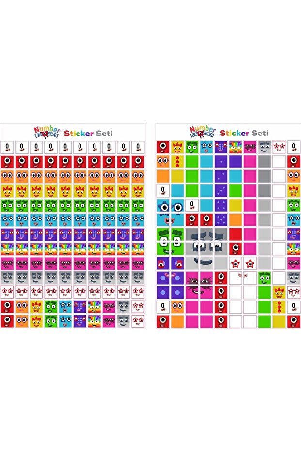 NumberBlocksSticker260Pcs - 1