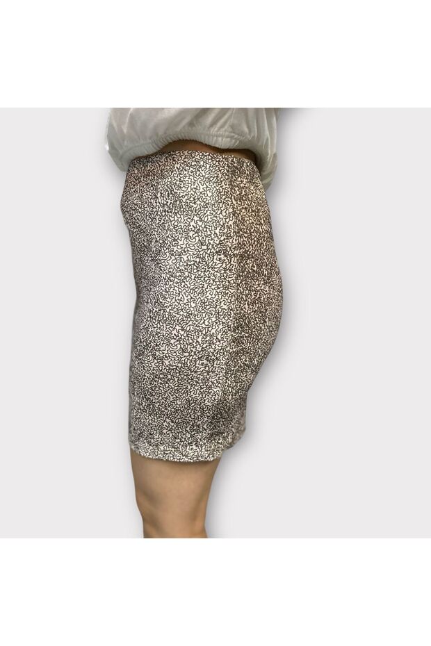 Baskılı Kısa Etek - 2