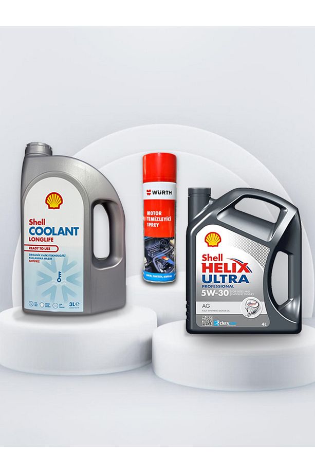 5w30-AG Antifriz Wurth Motor Yıkama 3'lu SET - 1