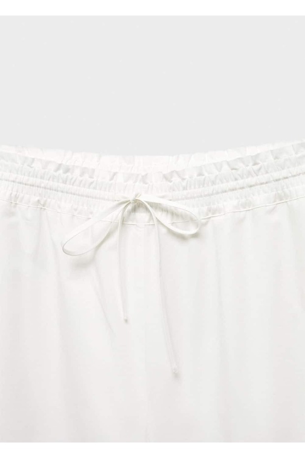 %100 Pamuklu Culotte Pantolon - 7