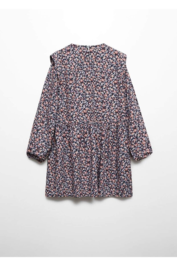 Çiçek desenli elbise - 4