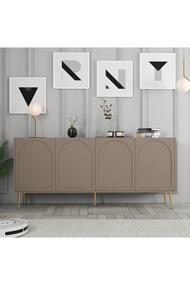 Lyon Konsol - Atlas / Altın - 1