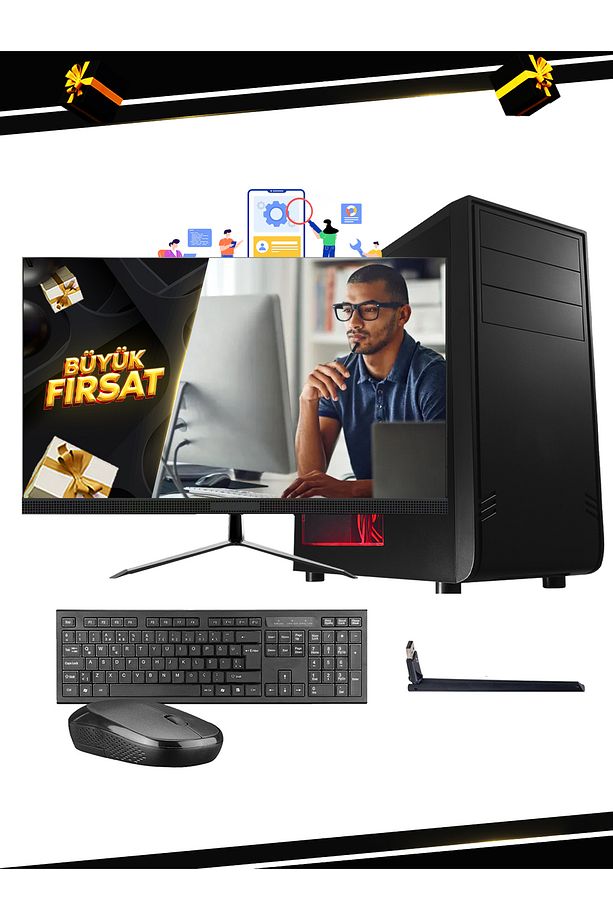 Rs-cloudy Plus I5 6500 32 Ram 1tb Hdd 960 Ssd R5230 2gb 21.5 Monitör Ofis Bilgisayarı - 3