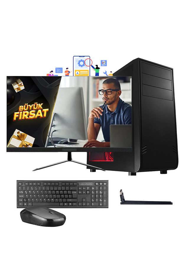 Rs-cloudy Plus I5 6500 32 Ram 1tb Hdd 960 Ssd R5230 2gb 21.5 Monitör Ofis Bilgisayarı - 2