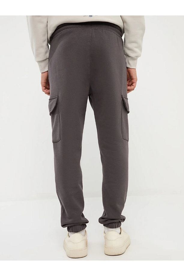 LCW Casual Slim Fit Erkek Kargo Eşofman Altı - 3