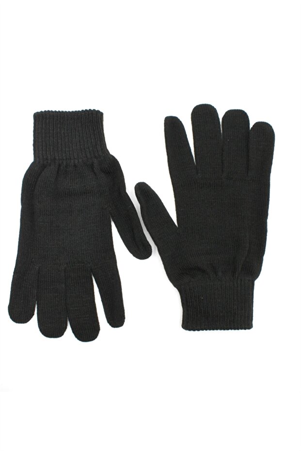 Ceppello Siyah Triko Erkek Eldiven Capeftzr01 - 1