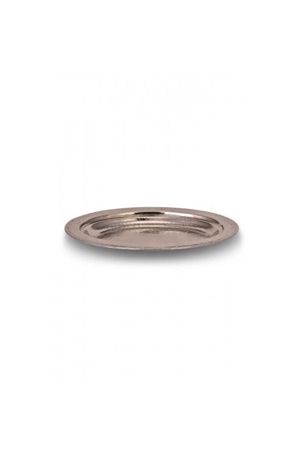 Infantry Iskender Kebab Boat Presentation Plate 35 Cm Hand Forged Nickel Turna4415-2