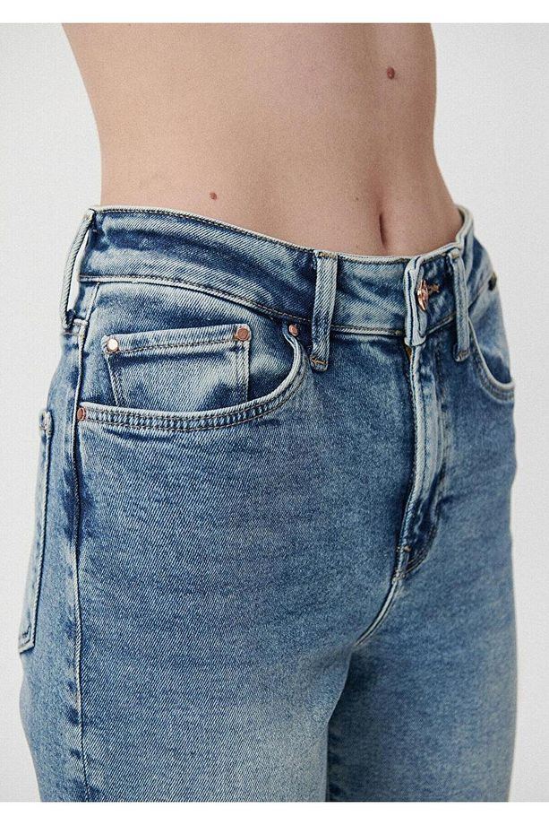 KADIN CINDY Mid Shaded GOLD SHAPE JEAN - 5