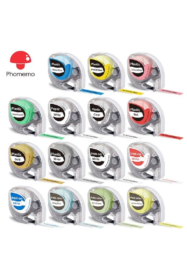 Q5-TBG31 Plastik, Avakado Yeşil Üzerine Siyah 12mmx4m (Avacado green) P12/ P12pro için Yapışkanlı - 3