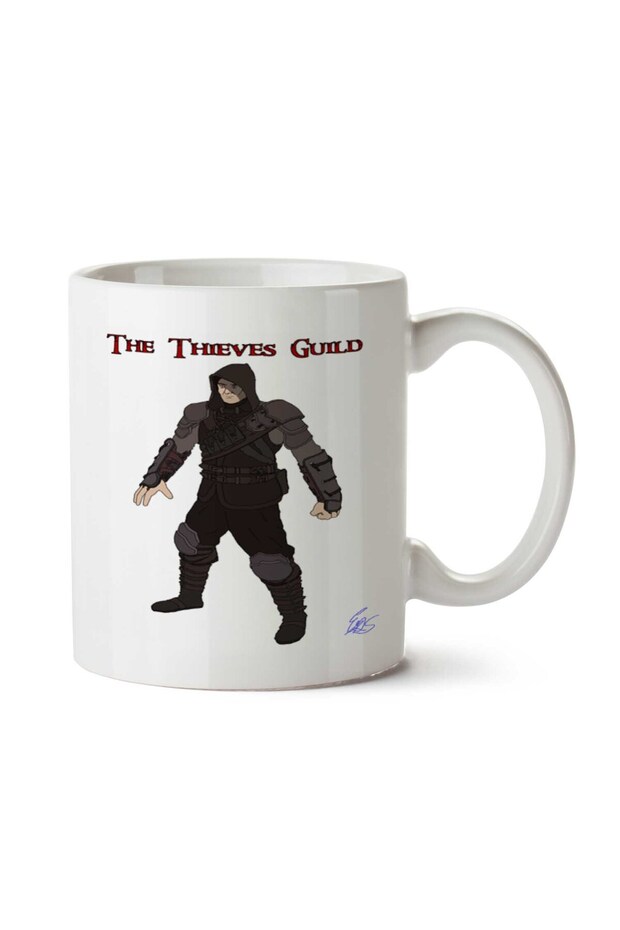 كوب Skyrim The Thieves Guild مطبوع على الجانبين