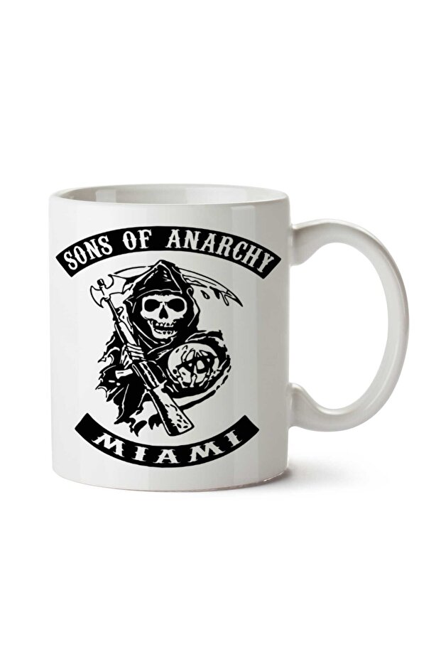 كوب مطبوع على الجانبين من Sons Of Anarchy Miami