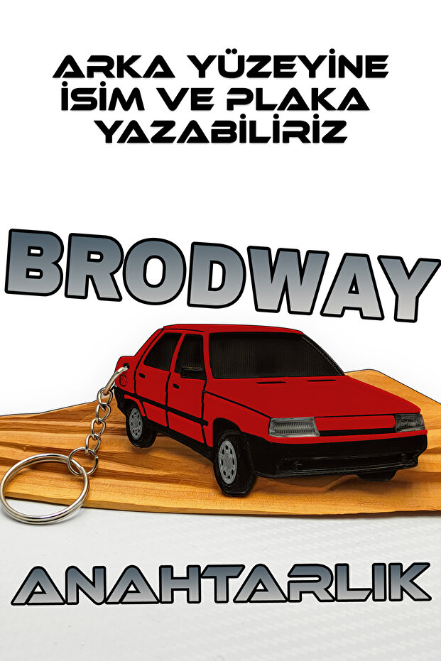 نموذج BROADWAY لسلسلة مفاتيح السيارة - 3