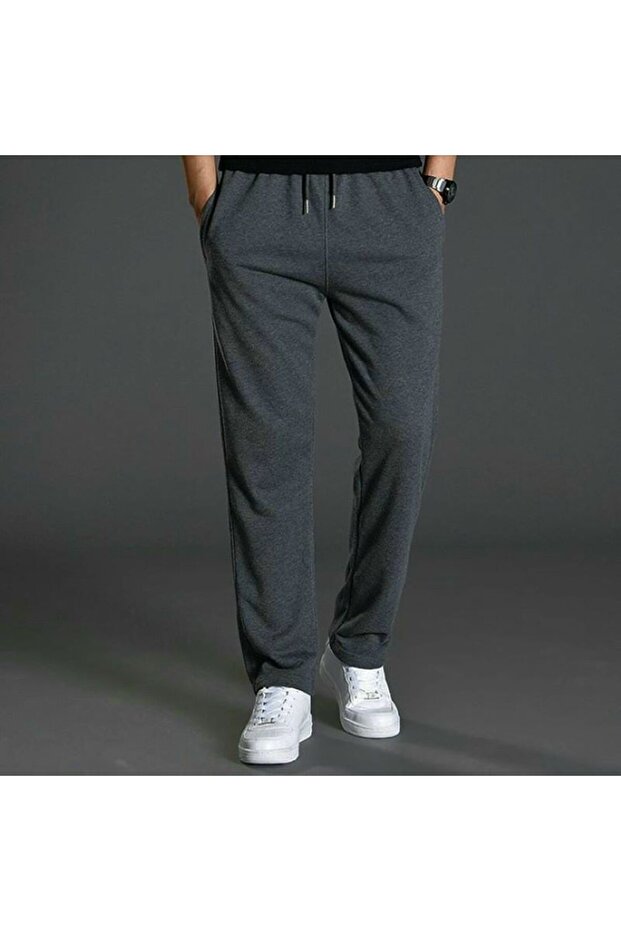 Anthracite Baggy Loose Cut Sweatpants