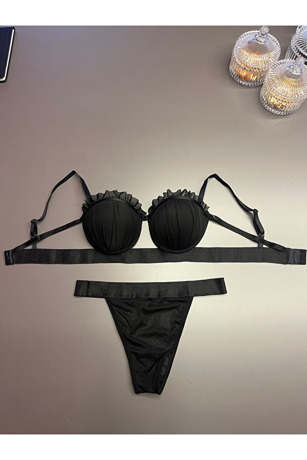 مجموعة حمالة صدر أويستر بدون حمالات - 1