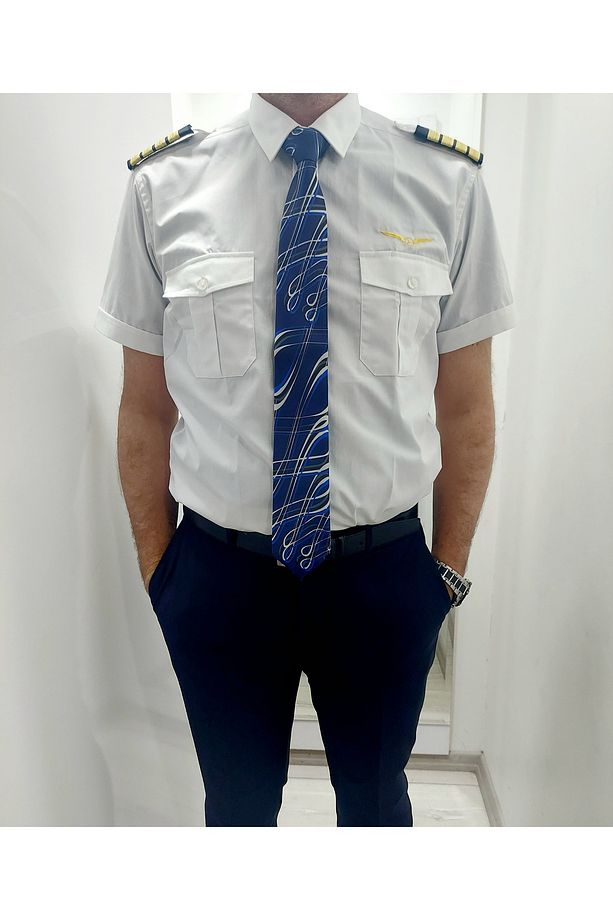Logolu Pilot Gömleği - 1