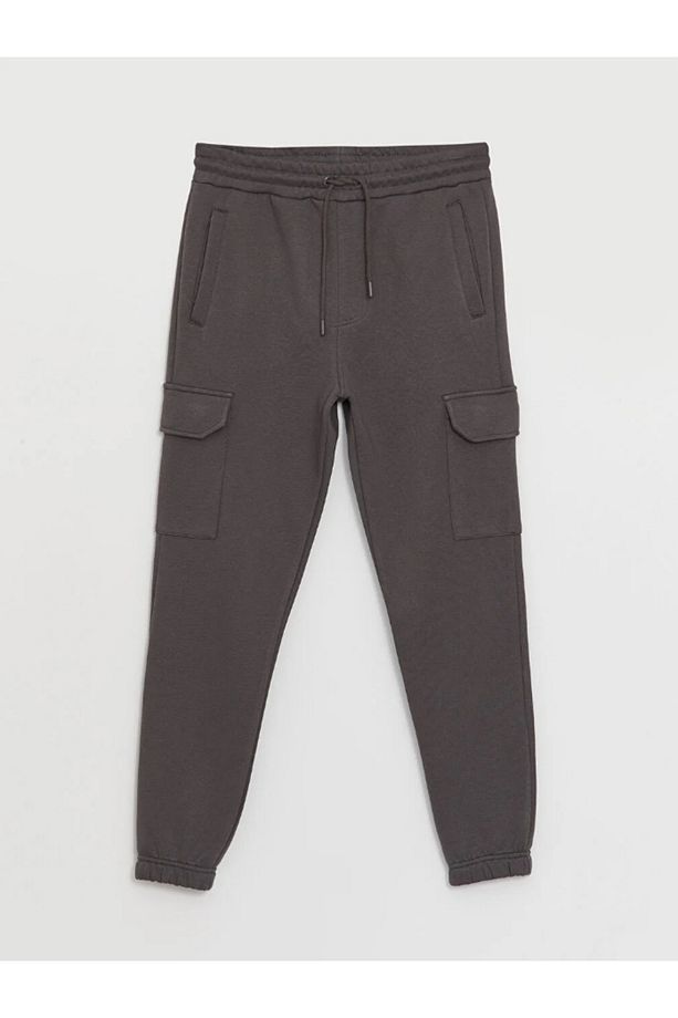 LCW Casual Slim Fit Erkek Kargo Eşofman Altı - 5