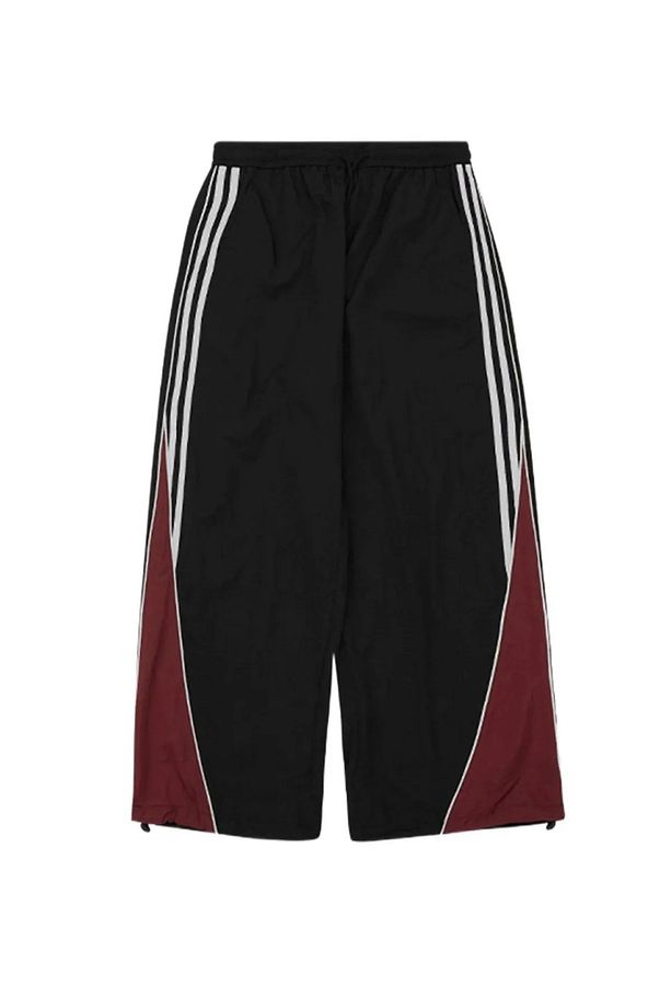 Tech Bordo Line Detail Paraşüt Kumaş Eşofman Altı - 2