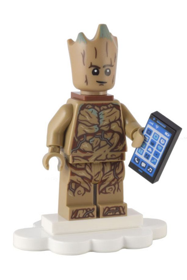Mikro Yapılar - Guardians of the Galaxy (Day 19) - Groot with Phone and Stand - 1
