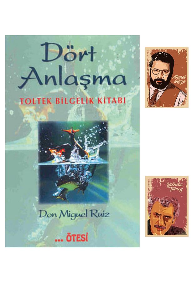 Dört Anlaşma - Don Miguel Ruiz - Ötesi Yayıncılık -9789758363049 A. Kaya Y. Güneyli Not Defteri Seti - 1