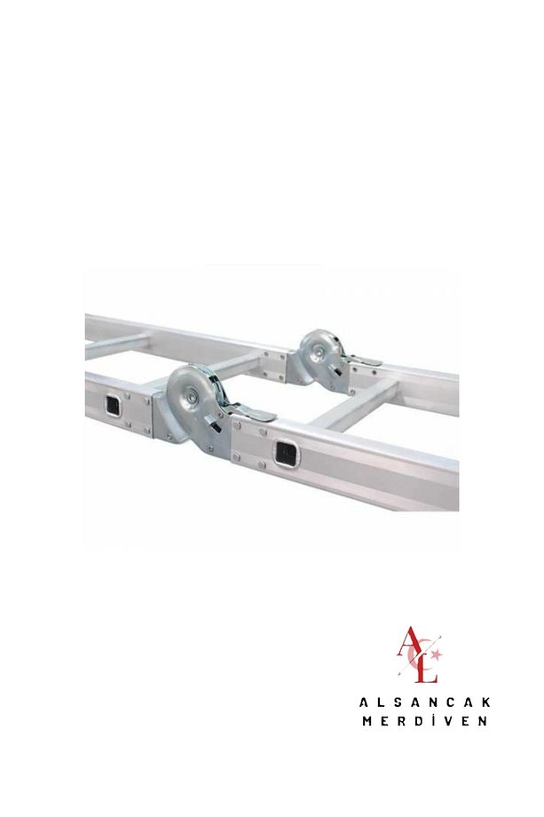 Alüminyum Akrobat Merdiven 3.75 Metre 4X3 Akrobat ALS-4X3 Katlanabilir Merdiven Alsancak Merdiven - 3