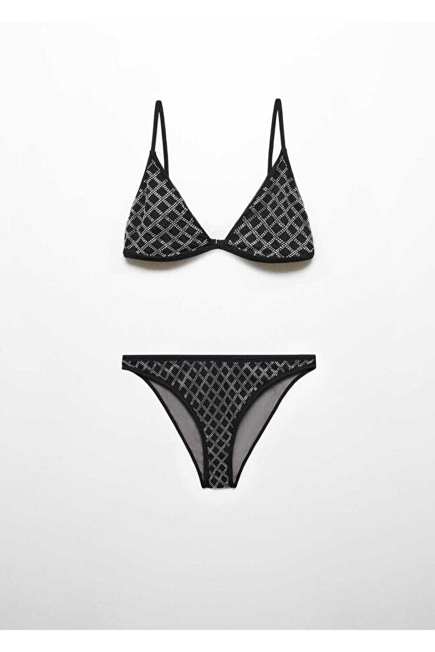 Strass taşlı sütyen - 5