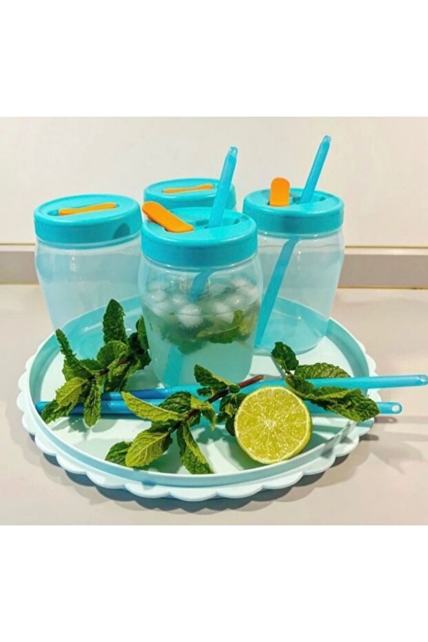 4 Adet Evrensel 550 ml Kavanoz. - 1