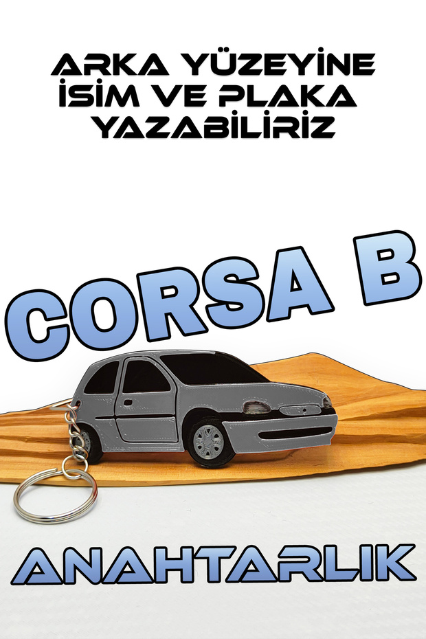 CORSA B MODEL ARAÇ ANAHTARLIK - 3