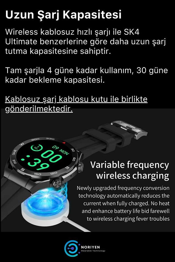 2024 Model SK4 Ultimate Amoled HD Oval Ekran Spor ve Sağlık Sensörlü IOS Android Uyumlu Akıllı Saat - 5