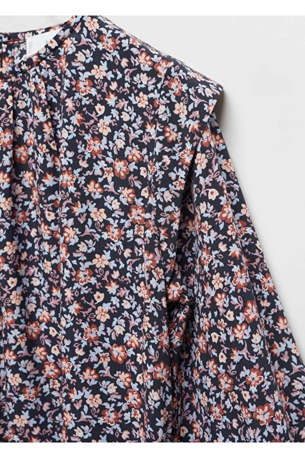 Çiçek desenli elbise - 7