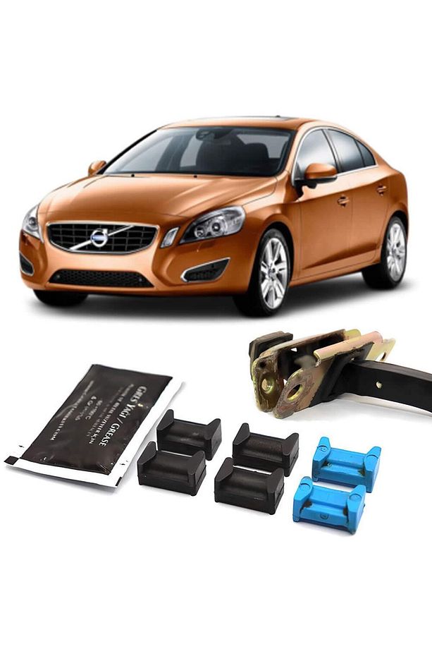 Volvo S60 Mk2 Uyumlu Kapı Gergi Kolu (limitör) Tamir Kiti (2 Kapı Set) 2010-2018 - 1