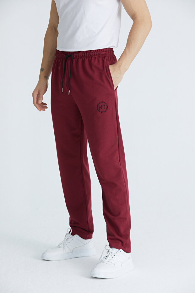 Erkek Düz Paça Basic Eşofman Altı - 2